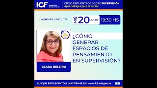 Encuentros sobre Supervisión: ¿Cómo generar espacios de pensamiento en supervisión?