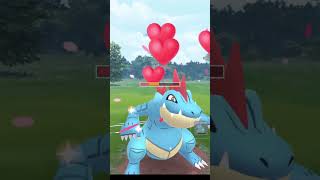 【ポケモンGO】ジョウト御三家パーティ使ってみた（スーパーリーグ） #ポケモンgo #pokemongo #goバトルリーグ #GBL#PvP#shorts