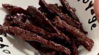 နေပူမလို Oven နှင့် အမဲခြောက်လုပ်နည်း@ How to make beef jerky with oven