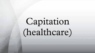 Capitation (healthcare)