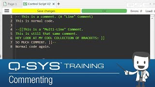 Scripting Basics B - Commenting EN