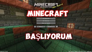 Minecrafta başlıyorum(bölüm1)