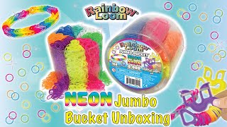 Neon Jumbo Bucket Unboxing by Rainbow Loom®