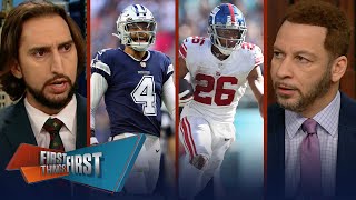 Cowboys host rival NY Giants on Thanksgiving; OBJ to meet with both teams | NFL | FIRST THINGS FIRST