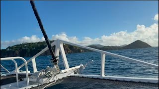 Spending a Day on a Catamaran in St. Thomas - Visiting a Floating Taco Bar and Snorkeling