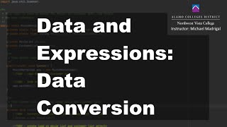 Java 1 Online, [2.04] Data and Expressions: Data Conversion