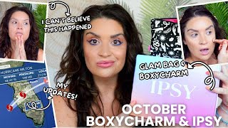 I CAN'T BELIEVE THIS HAPPENED... Boxycharm & Ipsy Glam Bag OCTOBER 2024  & UPDATES