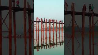 U Bein Bridge In Myanmar  #cinematic #colors