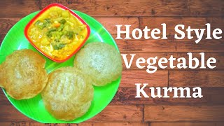 ஹோட்டல் ஸ்டைல் வெஜிடபிள் குருமா || Hotel Style Mixed Vegetable Kurma || Mixed Veg Gravy in Tamil