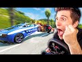 Die LAMBO Polizei ZERFETZT VERBRECHER (300km/h Verfolgungsjagd) | BeamNG