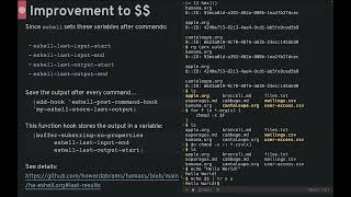 EmacsConf 2022: Top 10 reasons why you should be using Eshell - Howard Abrams (he/him)