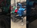 two wheeled mobile trailer diesel engine self priming pump convenient and fast