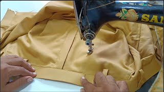 पैंट की सीट जोड़ना सीखें और हाई लगाना सीखें | How To Sew Pant | Pant Ki Seat Kaise Jode | Pant