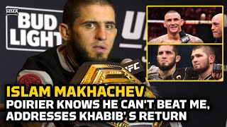 Islam Makhachev: Dustin Poirier Knows He Can't Beat Me, Talks Khabib's Return | UFC 302