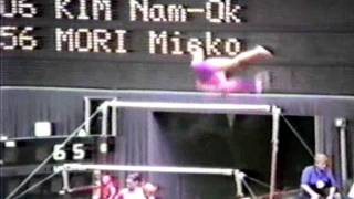 8th TO CAN Janine Rankin UB -1987 World Gymnastics Championships 9.375.avi