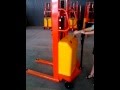 Semi Electric Stacker Operation 1 Panda Tools