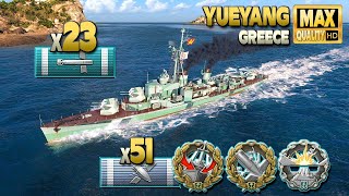Destroyer Yueyang: Surrounded? Excellent! - World of Warships