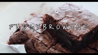 쫀득쫀득 꾸덕꾸덕한 퍼지브라우니(Fudgy Browine 만들기 :)