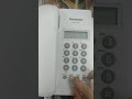 Program masa & tarikh single line phone KX-7703