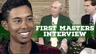 Tiger Woods 1995 Masters Interview