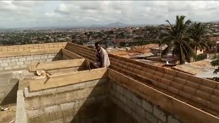 Building In Ghana | Beautiful Nigeria House Parapet Design | How To Building a House Step by Step