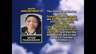 Dother Poleon-Eudovic ~ Medium Obituary-