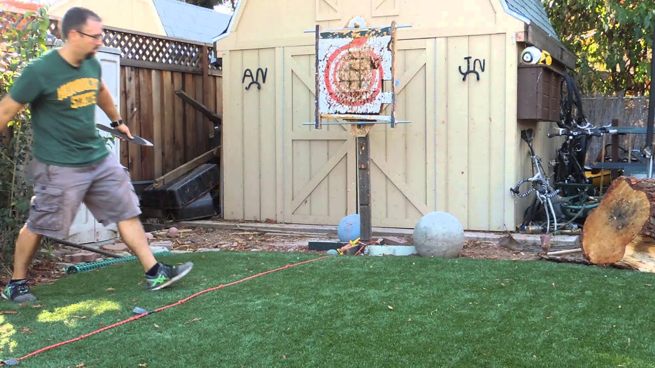 Throwing Knife Underhand At Skye Clarey Blog