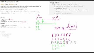 1695. Maximum Erasure Value - Template for solving sliding window problems