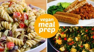What I Eat in a Day // Vegan Meal Prep ( High-Protein )