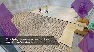 Harlequin WoodSpring® Sprung Floor System | Time Lapse Installation