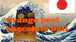 Orange peel chocolate  in Japan