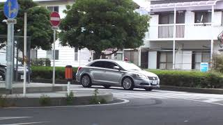 緊急走行　静岡県警察　覆面パトカー　キザシ  [ Japan Police car Emergency run]