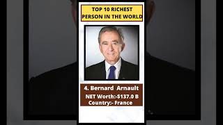 Top 10 Richest Person in The world, Bloomberg Billionaire Index, #billionaire #stockmarket