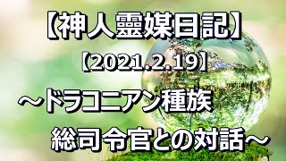 【神人靈媒日記 2021.2.19】〜ドラコニアン種族総司令官との対話〜音読