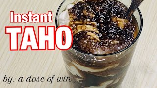 Taho | How to make taho | instant taho | silken tofu