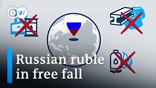 Economy in crisis: Russia hit hard by international sanctions | DW News