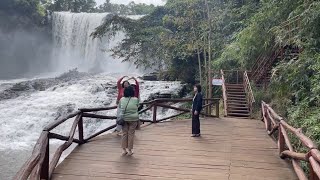 Bousra Waterfall and Sea Forest in Mondulkiri Province, Cambodia