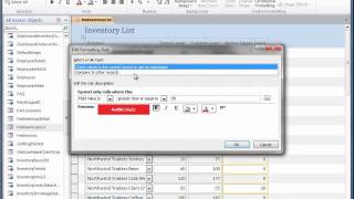 Access 2010: Highlight data on forms by using conditional formatting.wmv