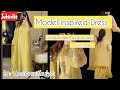 MODEL INSPIRED DRESS | uzma & afsheen designer wear | | embroiderey | ​⁠@DESIGNWITHULYA