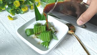 Dengan Jus Pandan Asli || Es Bongko Khas Pontianak, Bisa Buat Sendiri Di Rumah