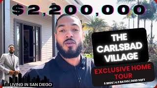 LIVING IN CARLSBAD, CA | $2.2 MILLION Home Tour | Carlsbad Village | San Diego Relocation