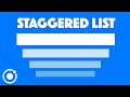 Staggered List Animation in Ionic (without SASS)