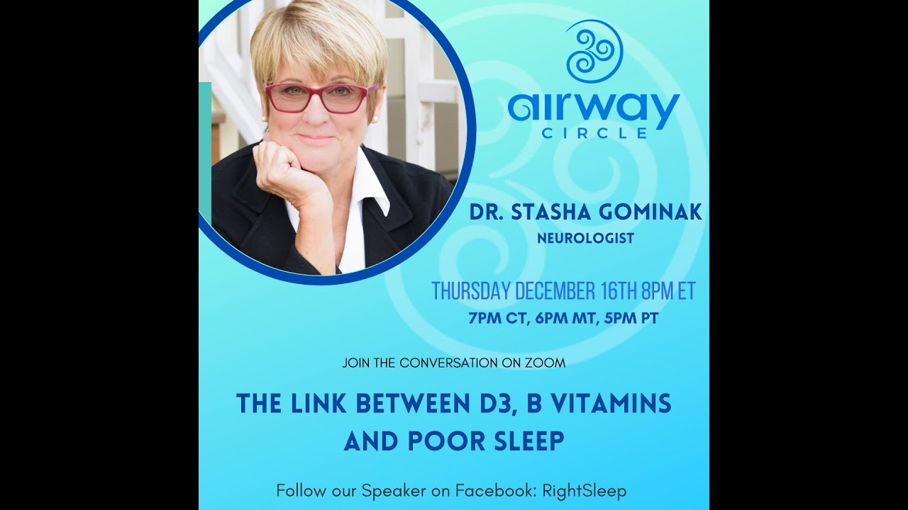 Dr. Stasha Gominak - The Link Between D3, B Vitamins And Poor Sleep ...