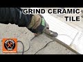 How to Grind Tile with Montolit STL Diamond Wheel -- by Home Repair Tutor