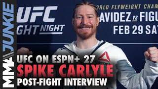 UFC on ESPN+ 27: Spike Carlyle post fight interview