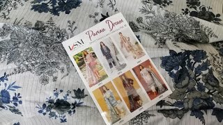 latest design lawn collection | daily wear  suit | LSM parian Dream |Heavy Luxury Lawn Collection