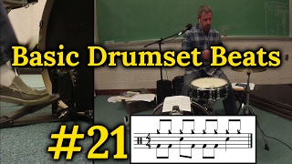 Drumset Basic Beats #21 - NEW SERIES!