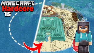 I Drained an Ocean Monument in HARDCORE Minecraft 1.18 Survival (#15)