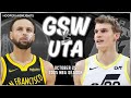 Golden State Warriors vs Utah Jazz Full Game Highlights | Oct 25 | 2025 NBA Season