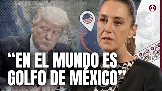 Trump renombra 'Golfo de América'… pero sólo en EU; aclara Sheinbaum